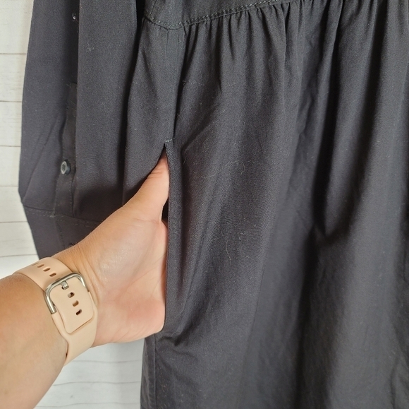 EVERLANE The Field Dress in Black, sz Medium - Picture 9 of 16